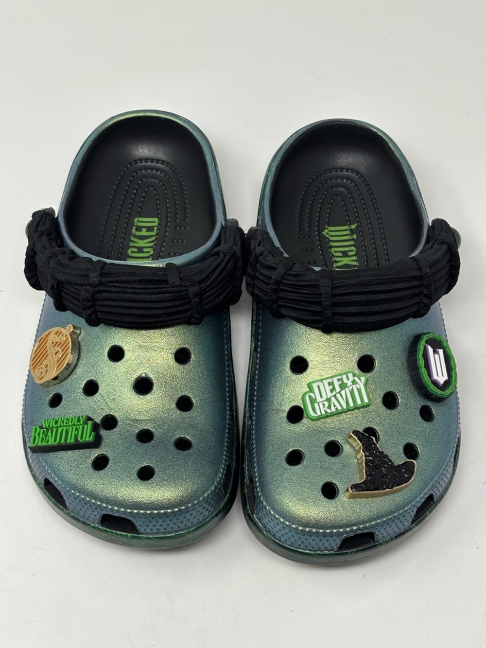 CROCS X Wicked Elphaba Classic Crocs Shoes Size Women’s 7 - Picture 9 of 16
